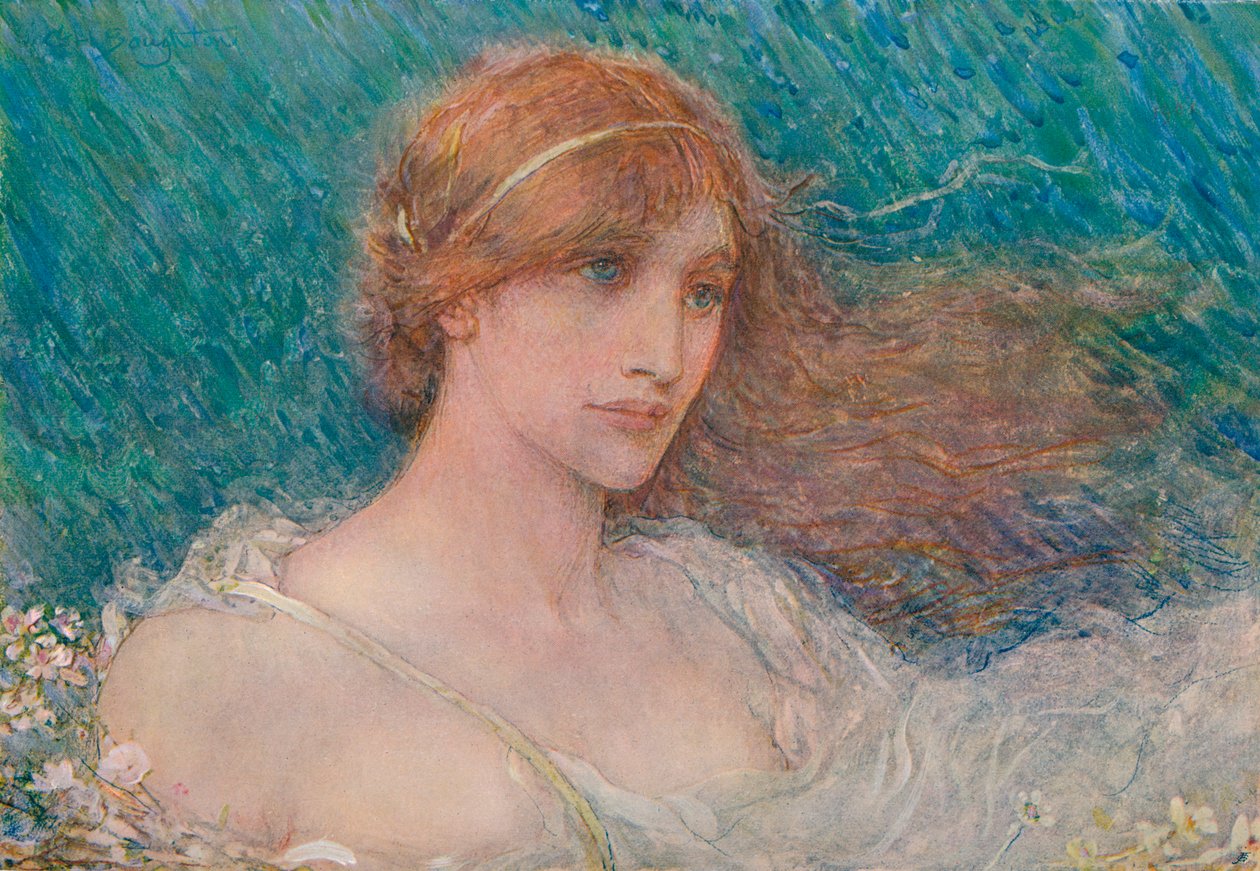 april, c1850-1905, 1906. af George Henry Boughton