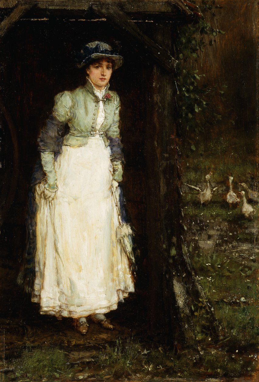 Forårsbyger, af George Henry Boughton