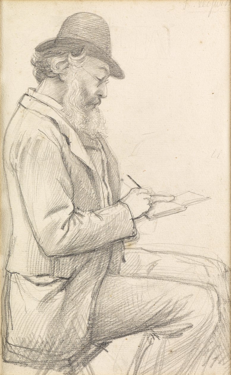 Lord Leighton skitserer af George Howard