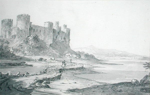 Conwy Castle af George Howland Beaumont