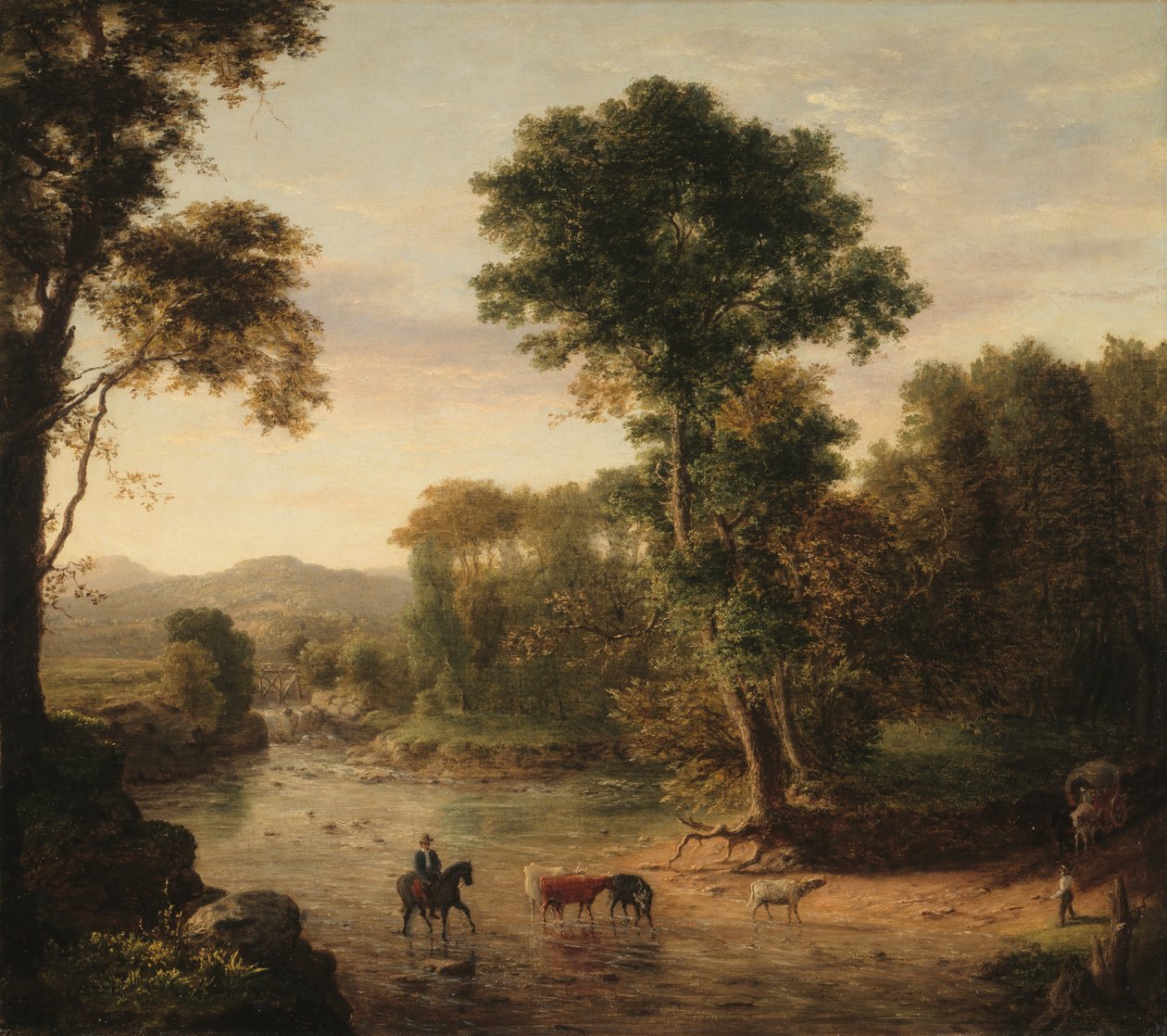 Krydser Ford af George Inness