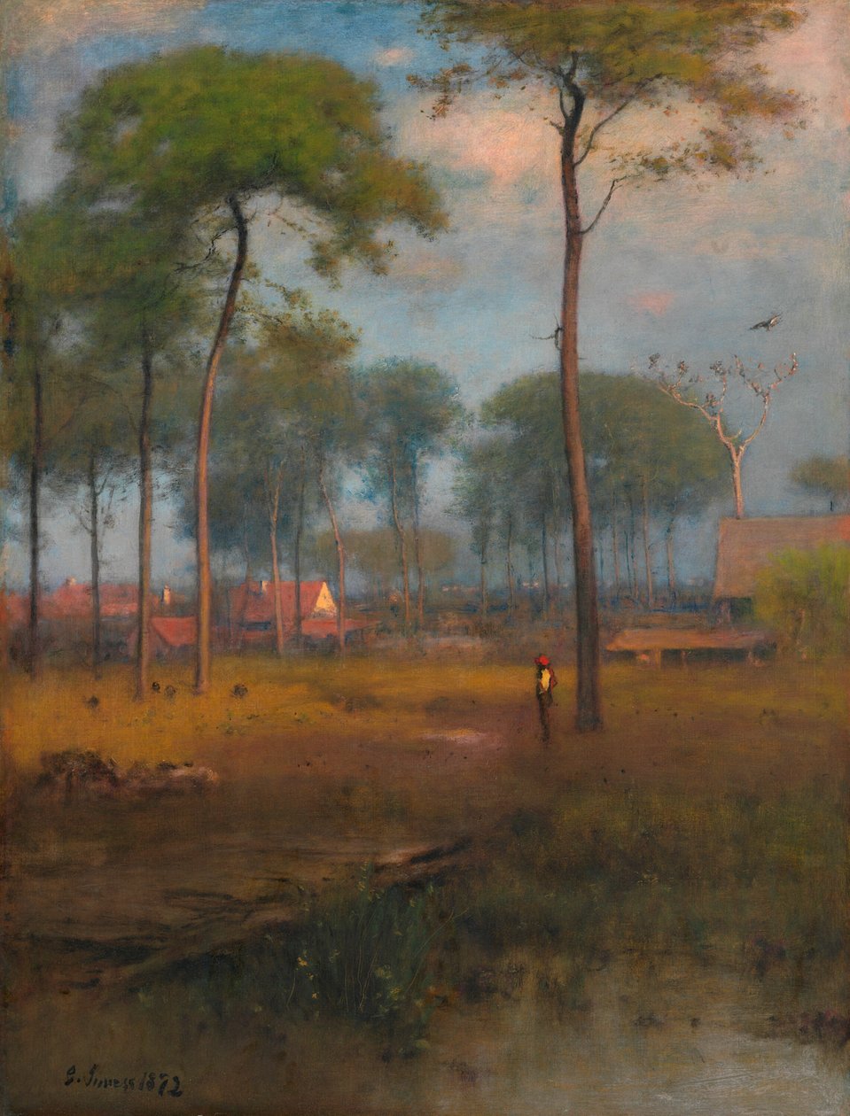 Tidlig morgen, Tarpon Springs af George Inness