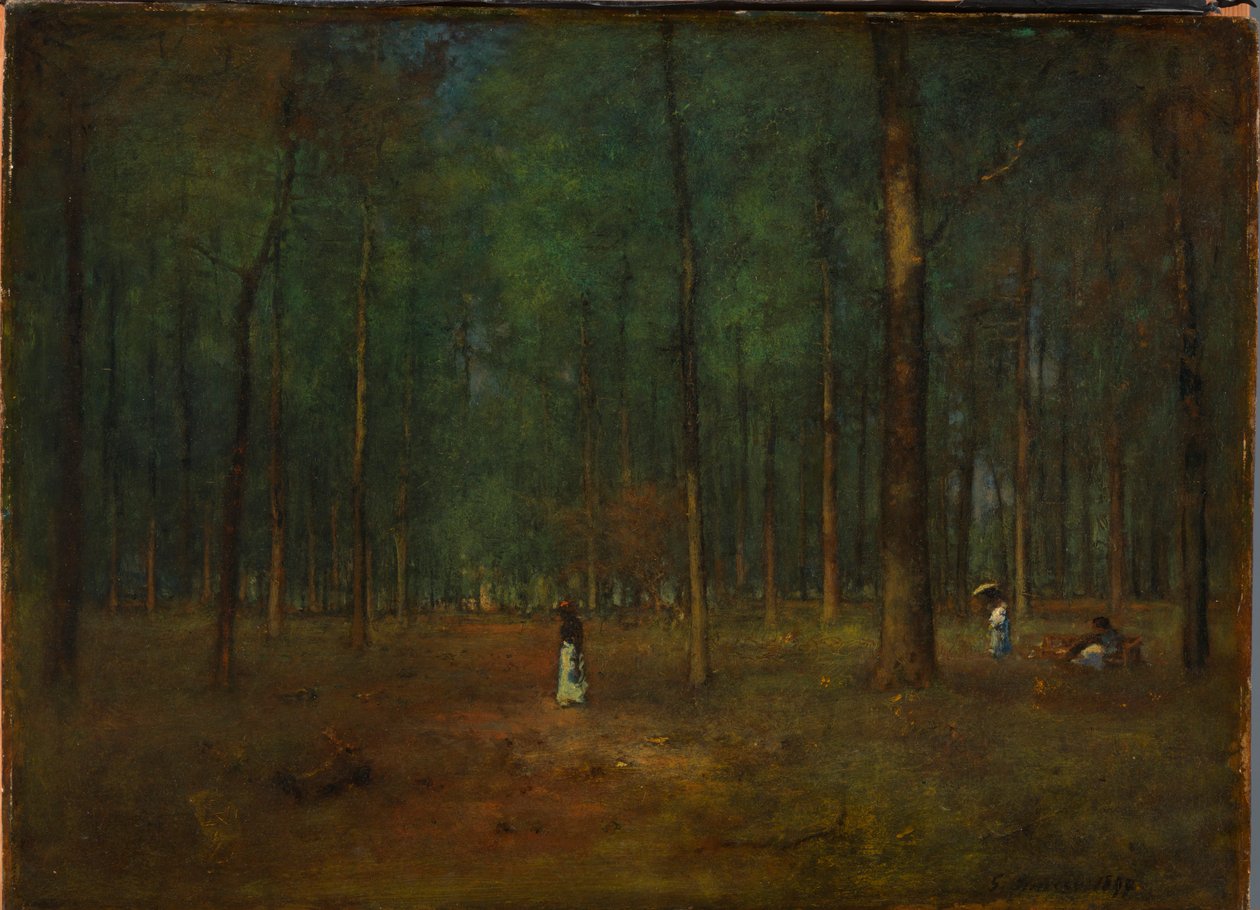 Georgia Pines, 1890. af George Inness
