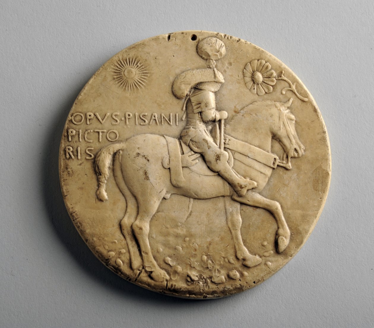 Plaster medallion (plaster) af George James Frampton