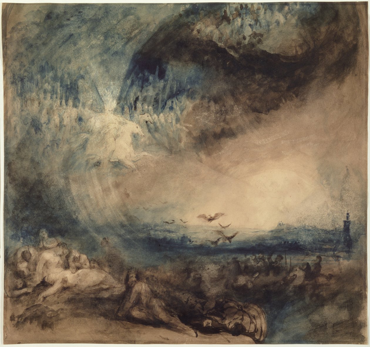 Himlen åbnede, 1850 af George Jones