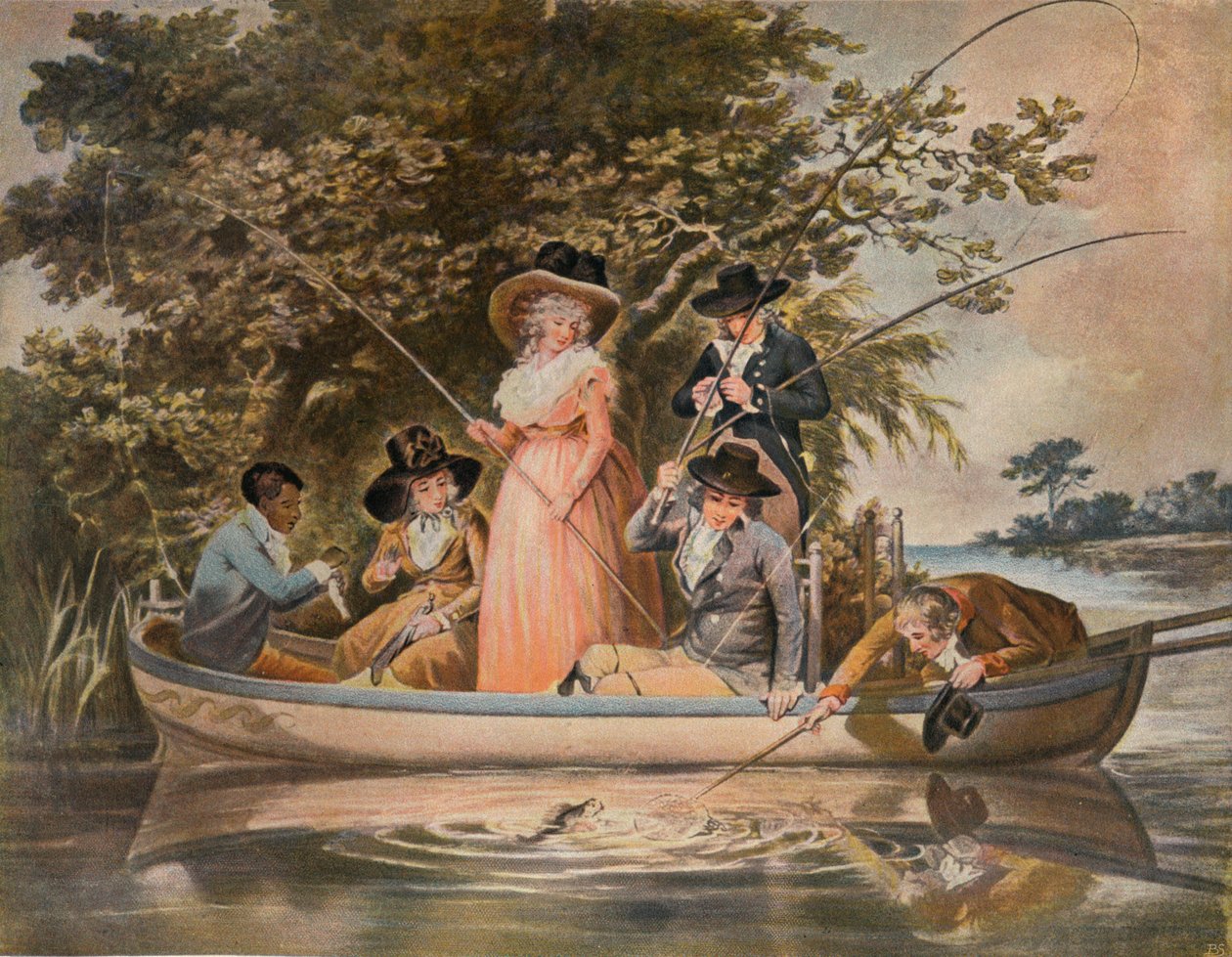 Et festfiskeri, 1789, 1902 af George Keating