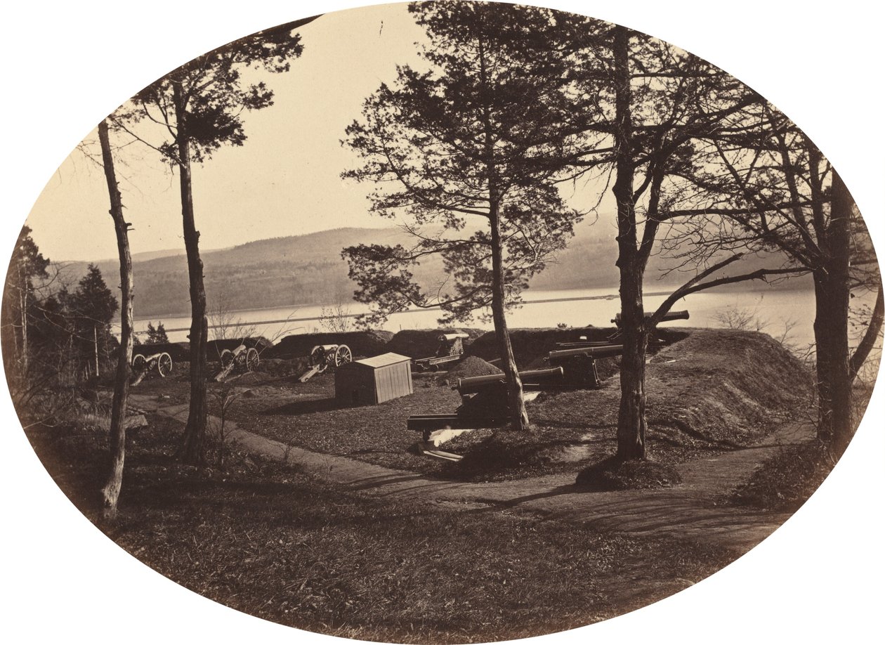 Batteri Knox, ca. 1870 (foto) af George Kendall Warren