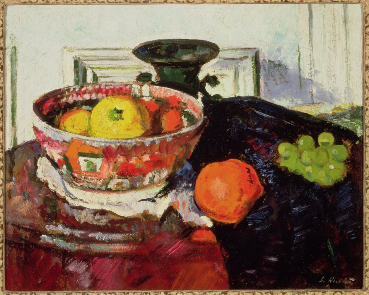 Stilleben - Kinesisk skål af George Leslie Hunter
