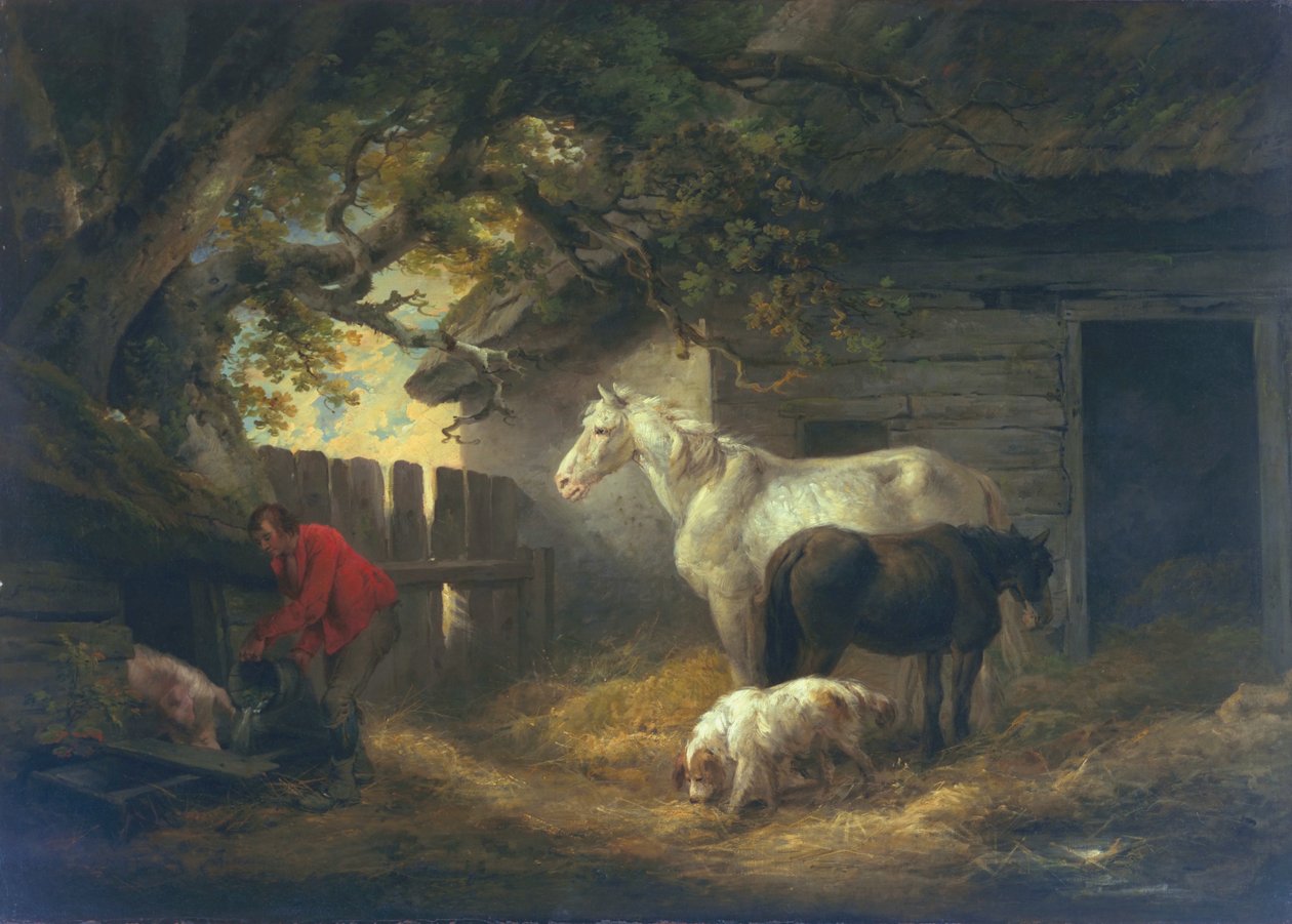 En gårdsplads, 1792 af George Morland