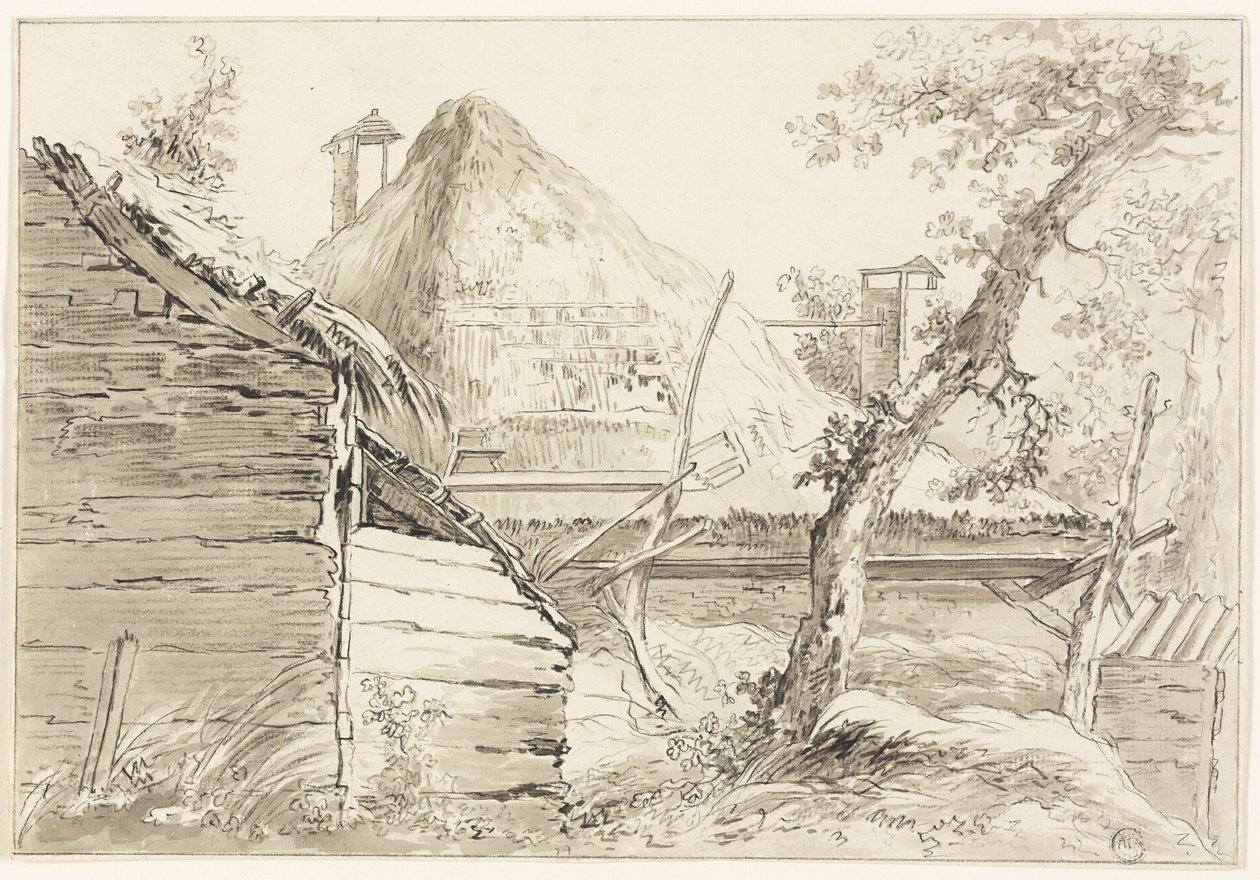Gårdhave af George Morland