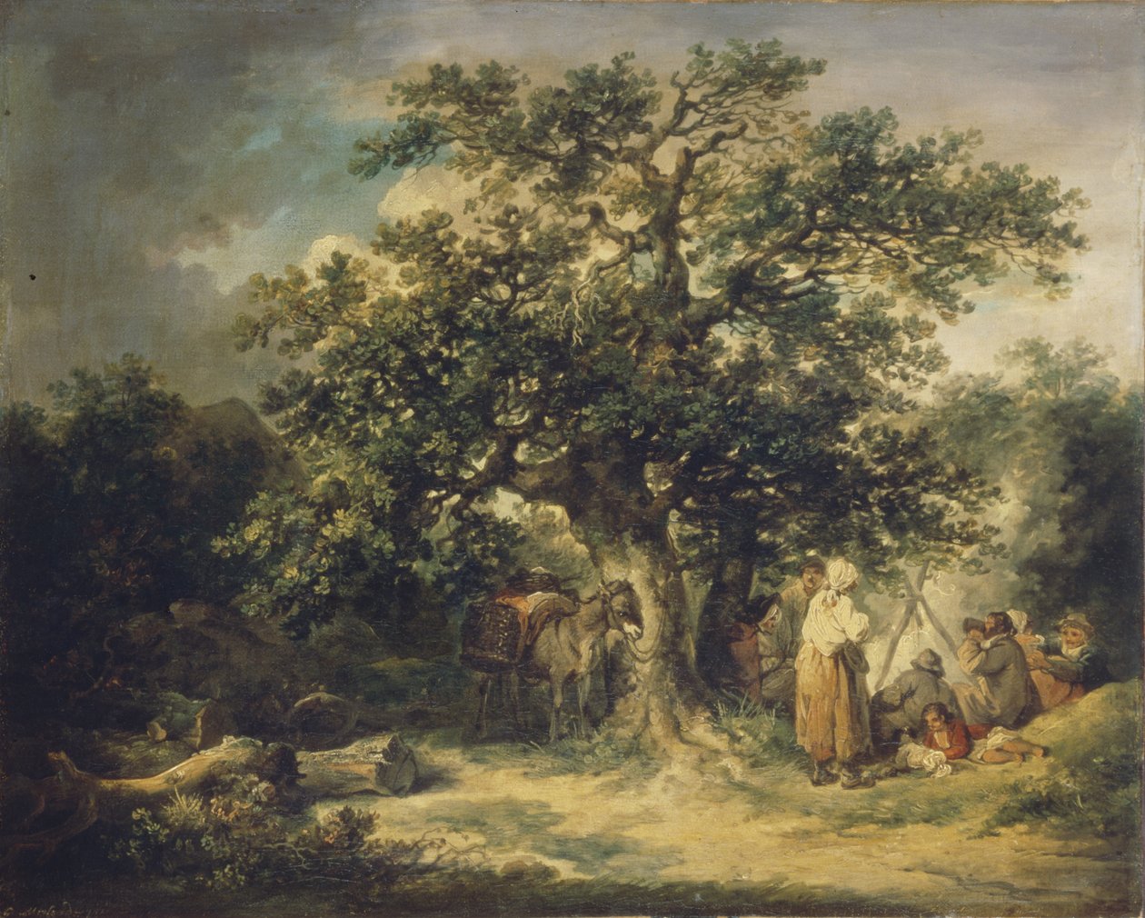 Sigøjnere, ca. 1800. af George Morland