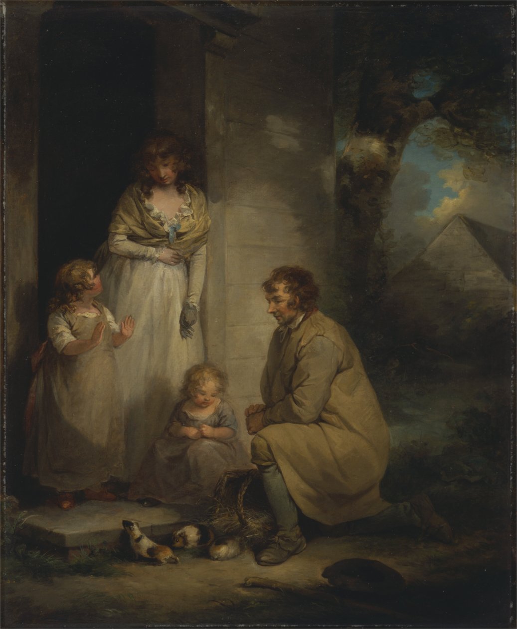 Salg af marsvin af George Morland