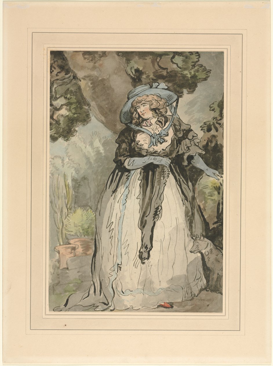 Mrs. Samuel Howitt, 1700-tallet. af George Murgatroyd Woodward
