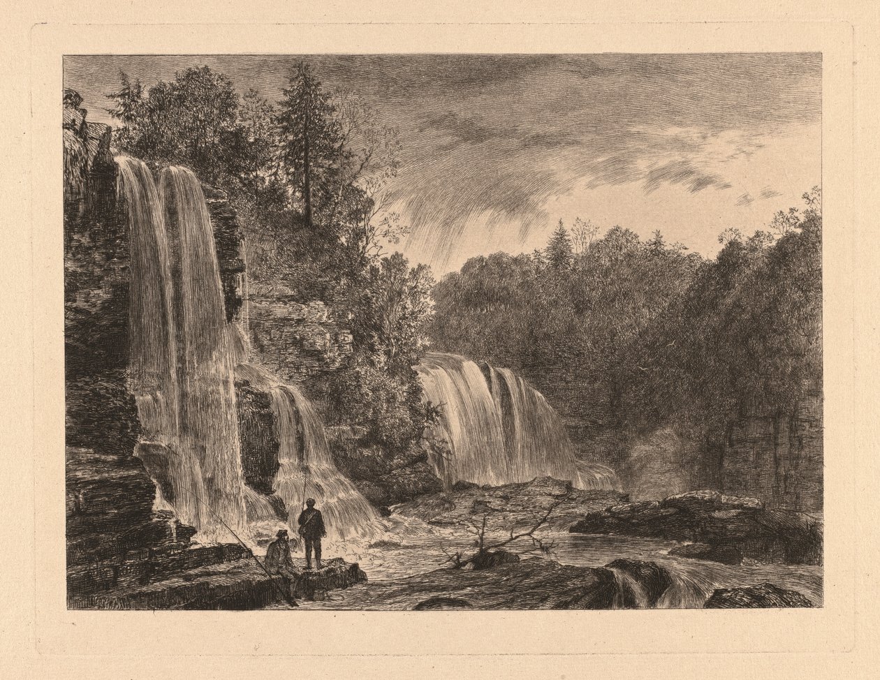 Falls of the Clyde af George Murray