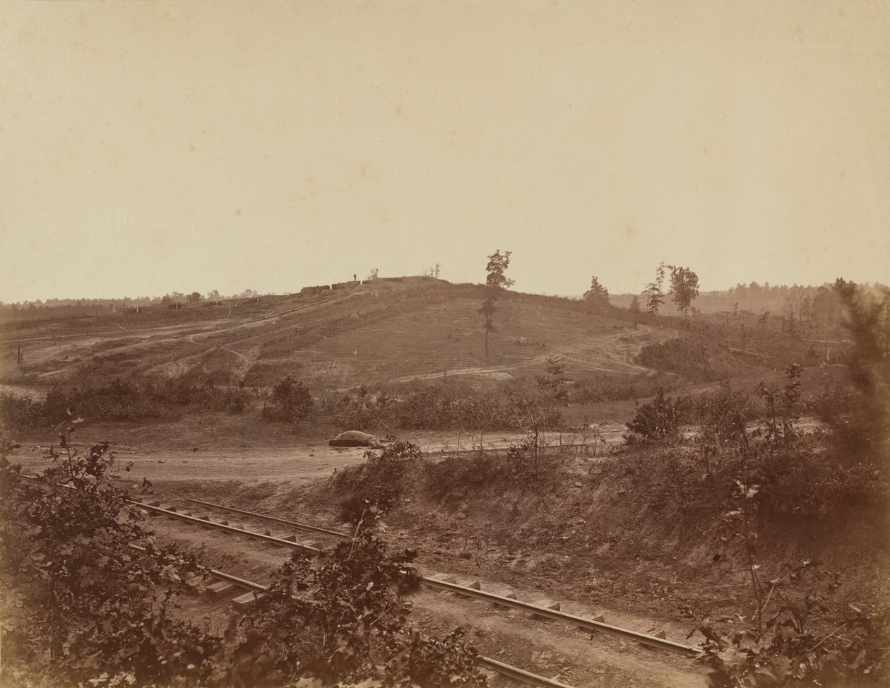 Slagmarken i Atlanta, 1864. af George N. Barnard