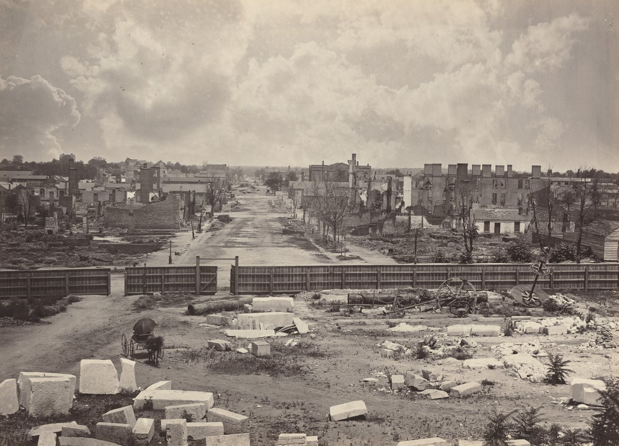 Columbia fra Capitol, 1865-1866. af George N. Barnard