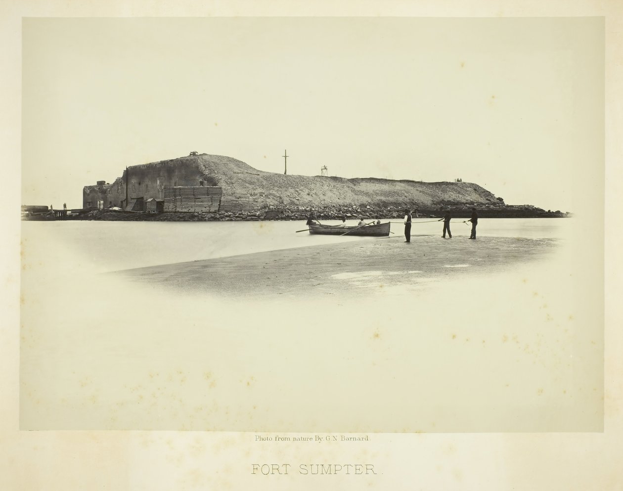 Fort Sumpter, 186566. af George N. Barnard