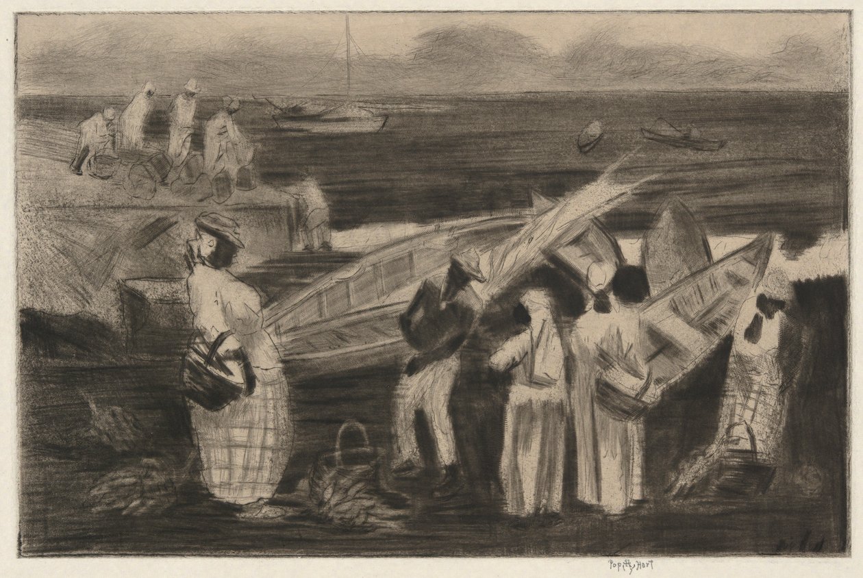 Markedsbåde af George Overbury Hart