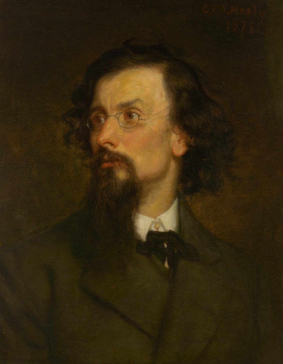 George Inness, 1871. af George Peter Alexander Healy