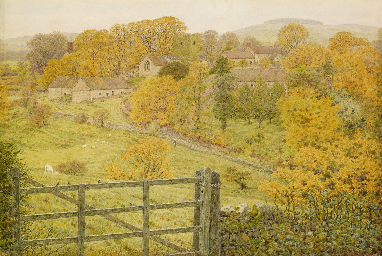 Thorpe, Derbyshire, 1880 af George Price Boyce