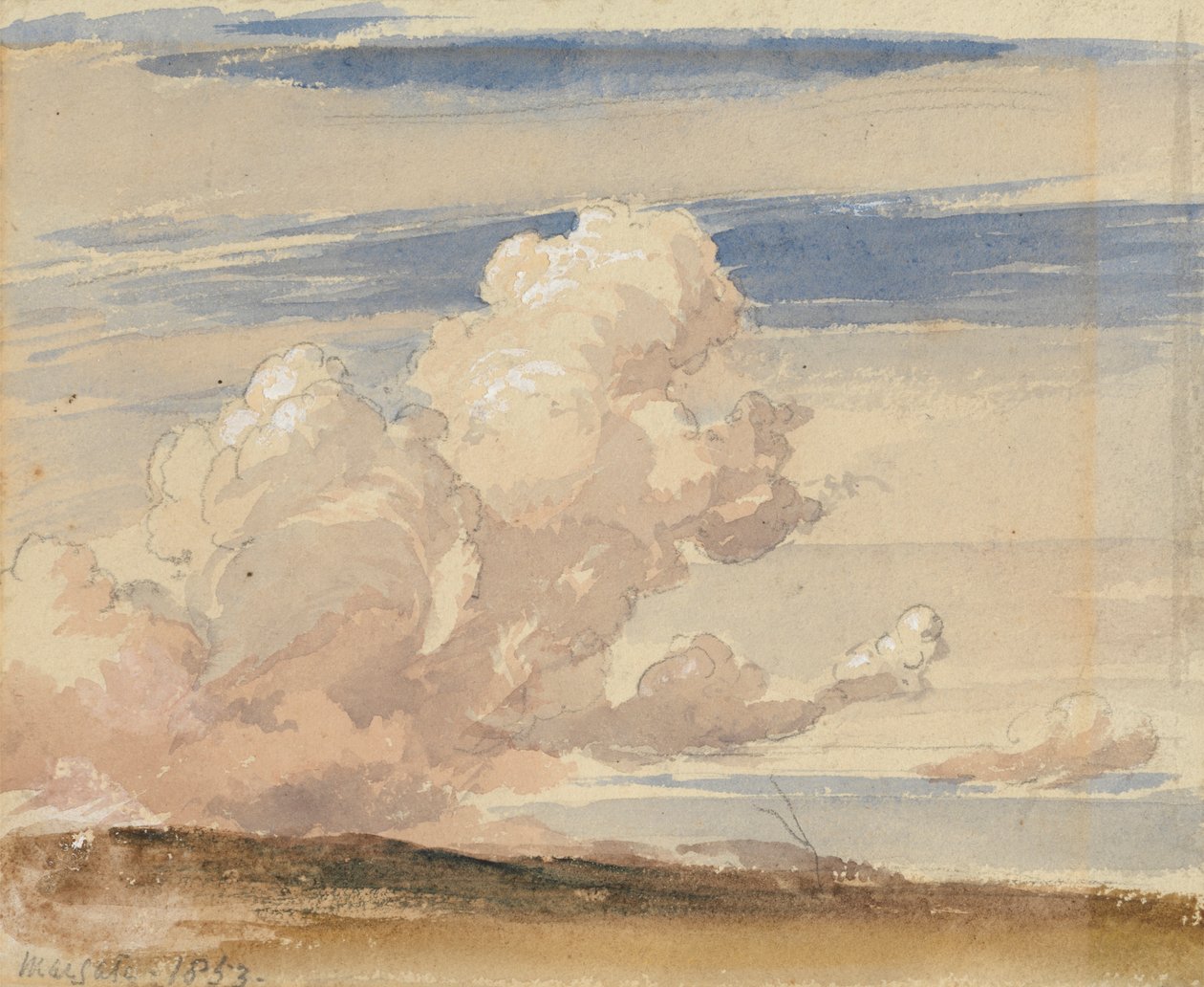 Margate, Great Cloud af George Richmond
