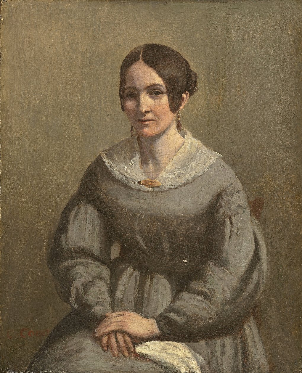 Portræt af en ung kvinde, af George Richmond