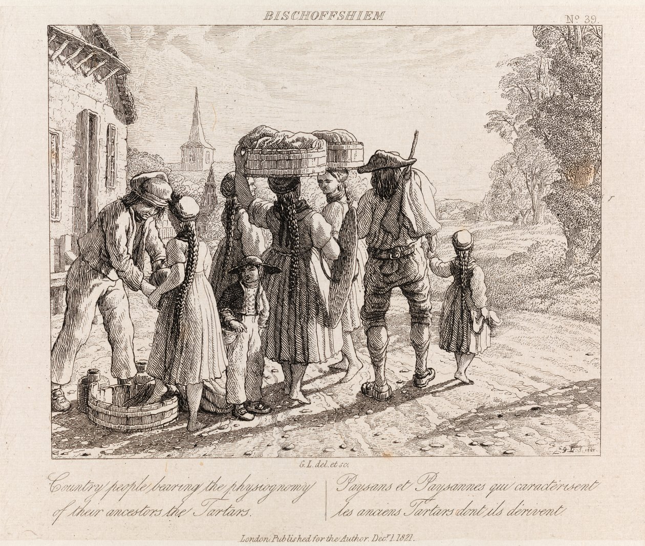 Bischoffshiem, ca. 1821 (radering) af George Robert Lewis