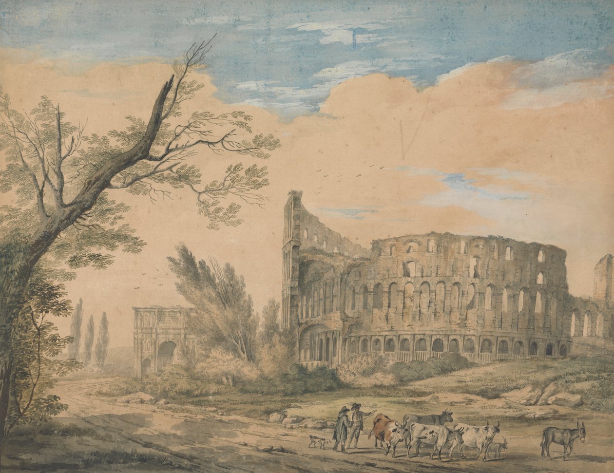 Colosseum, Rom af George Robertson