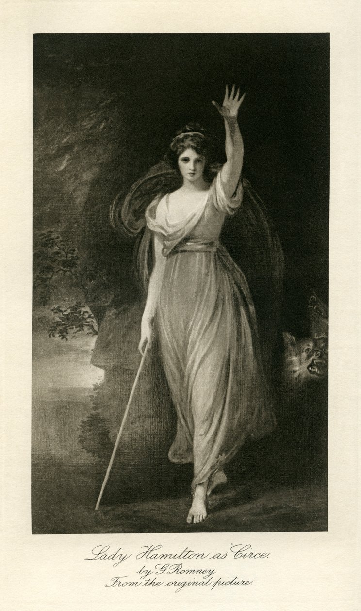 Emma Lady Hamilton af George Romney