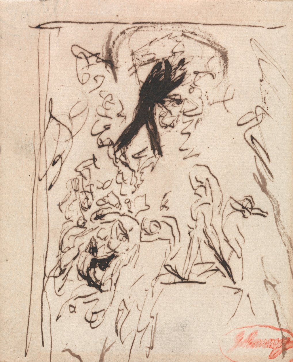 Oprørsenglenes fald af George Romney
