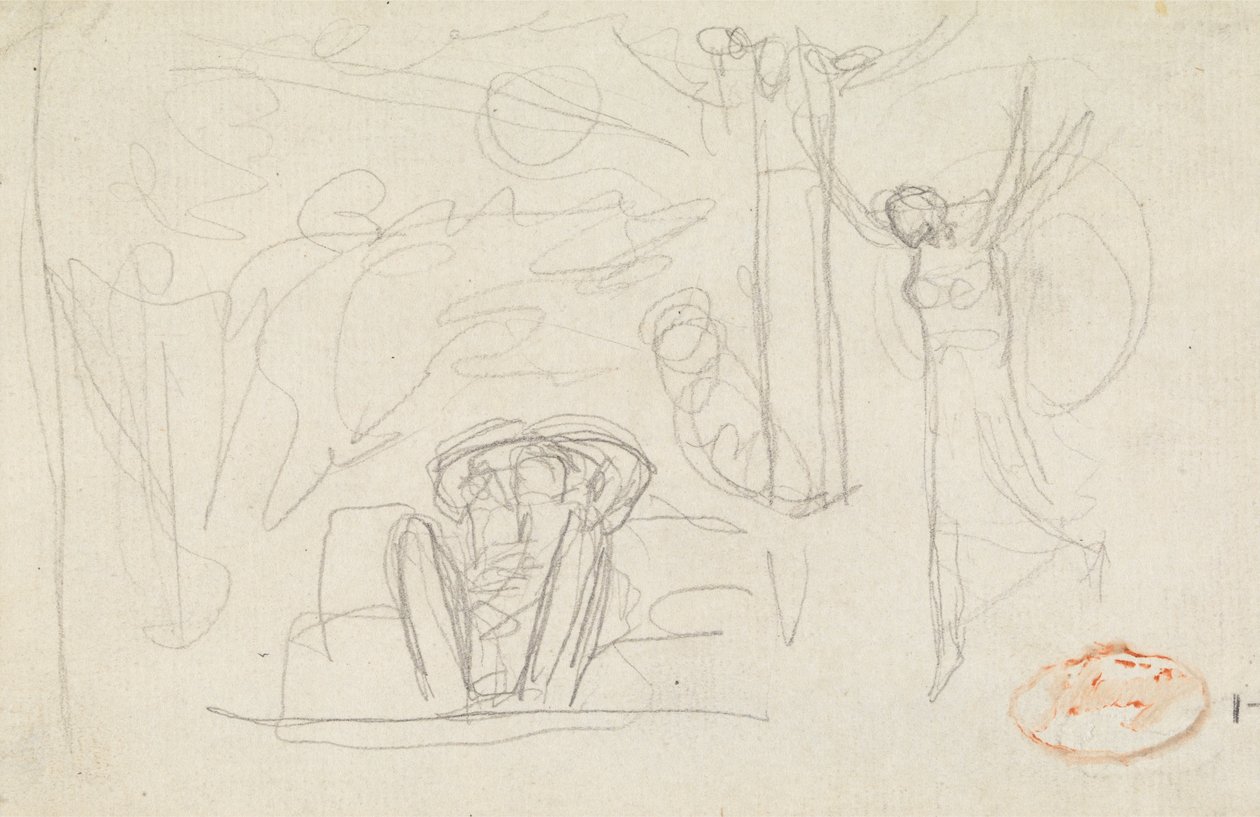 Figur Undersøgelse af sammensætning 38 af George Romney