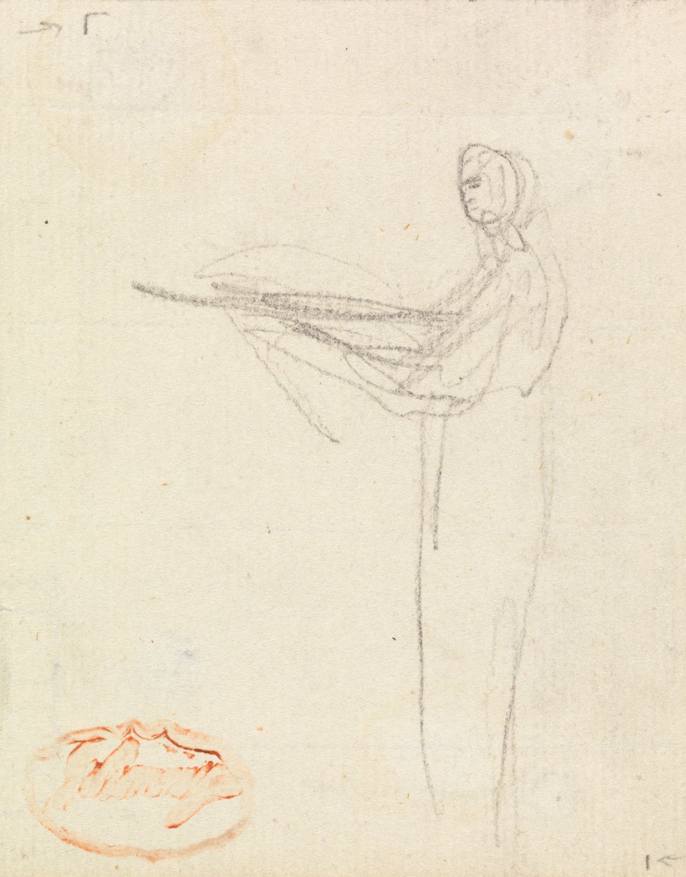 Figurstudie Tolv af George Romney