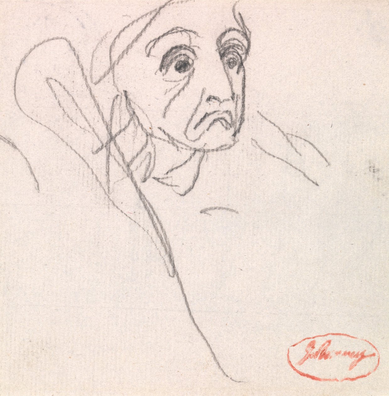 Hoved af George Romney
