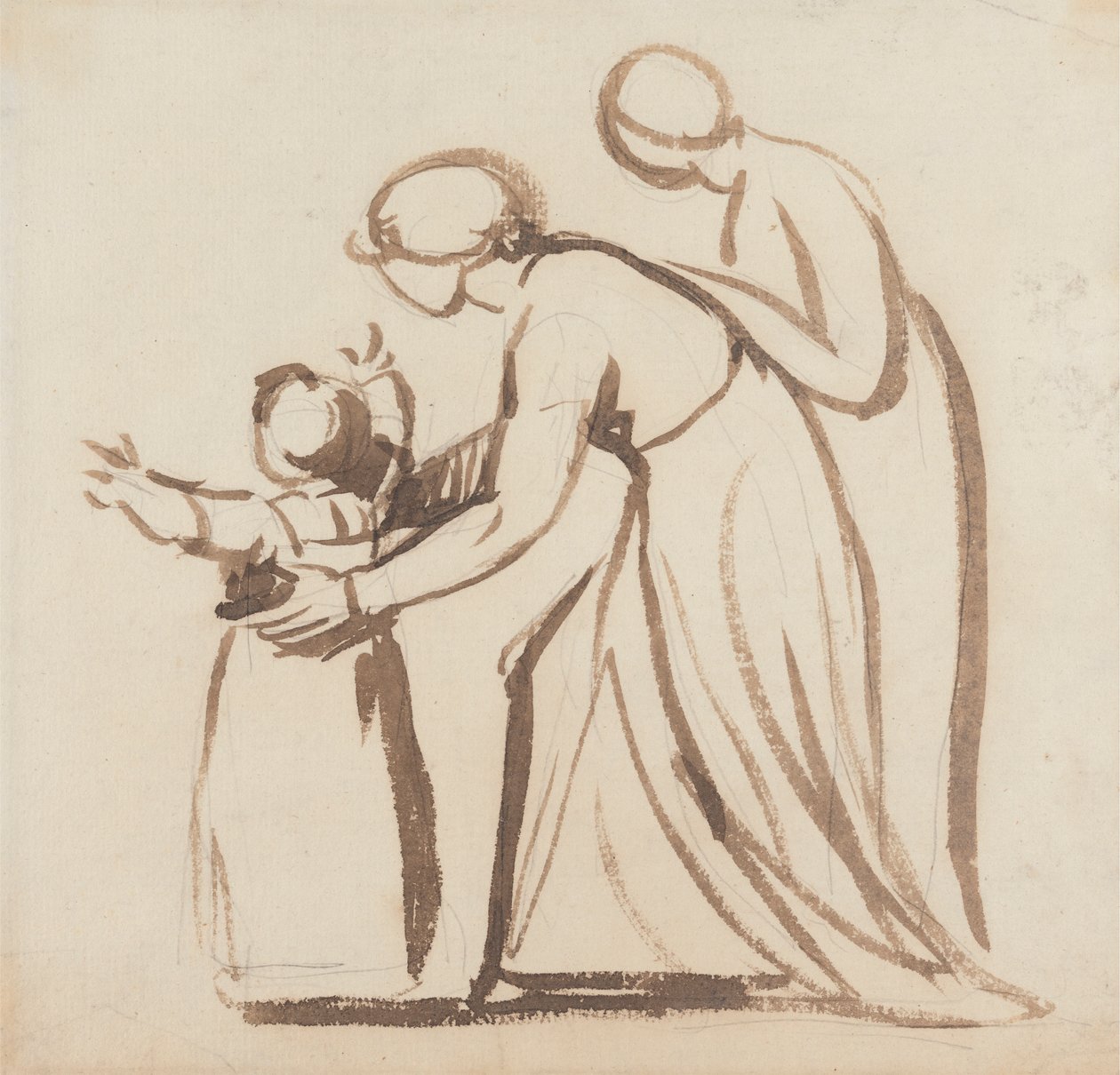 At lære at gå af George Romney