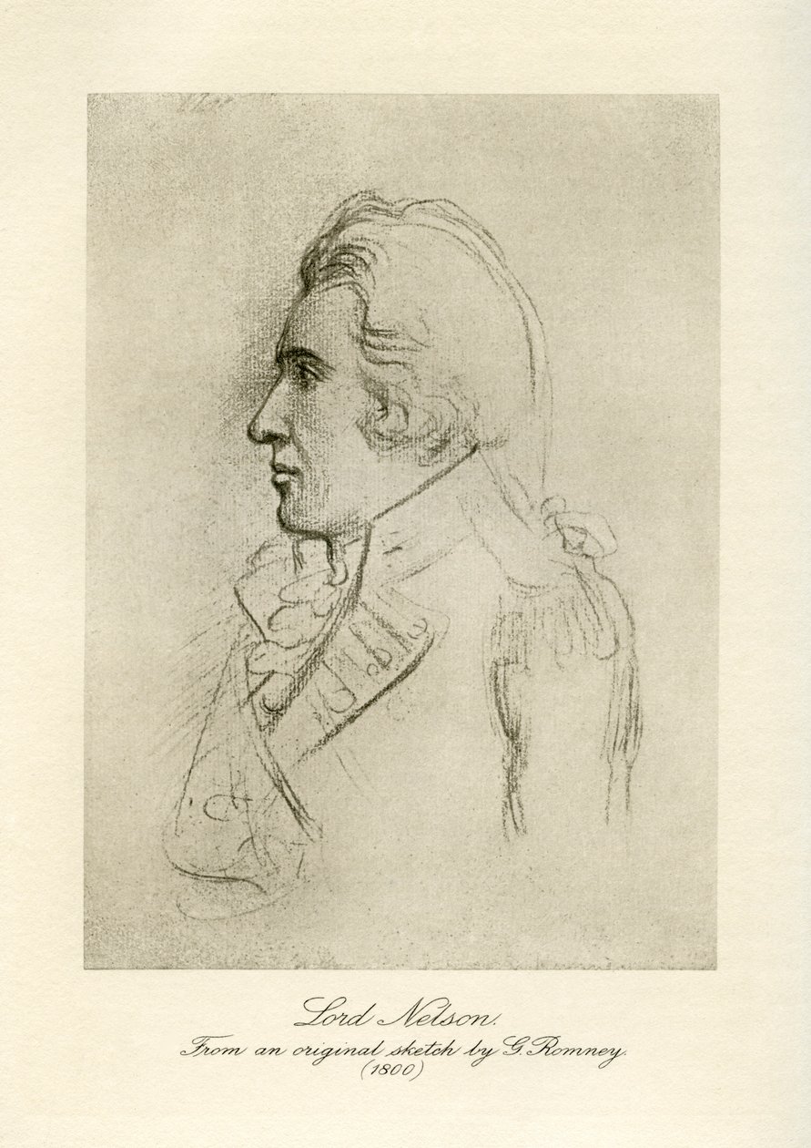 Lord Horatio Nelson af George Romney