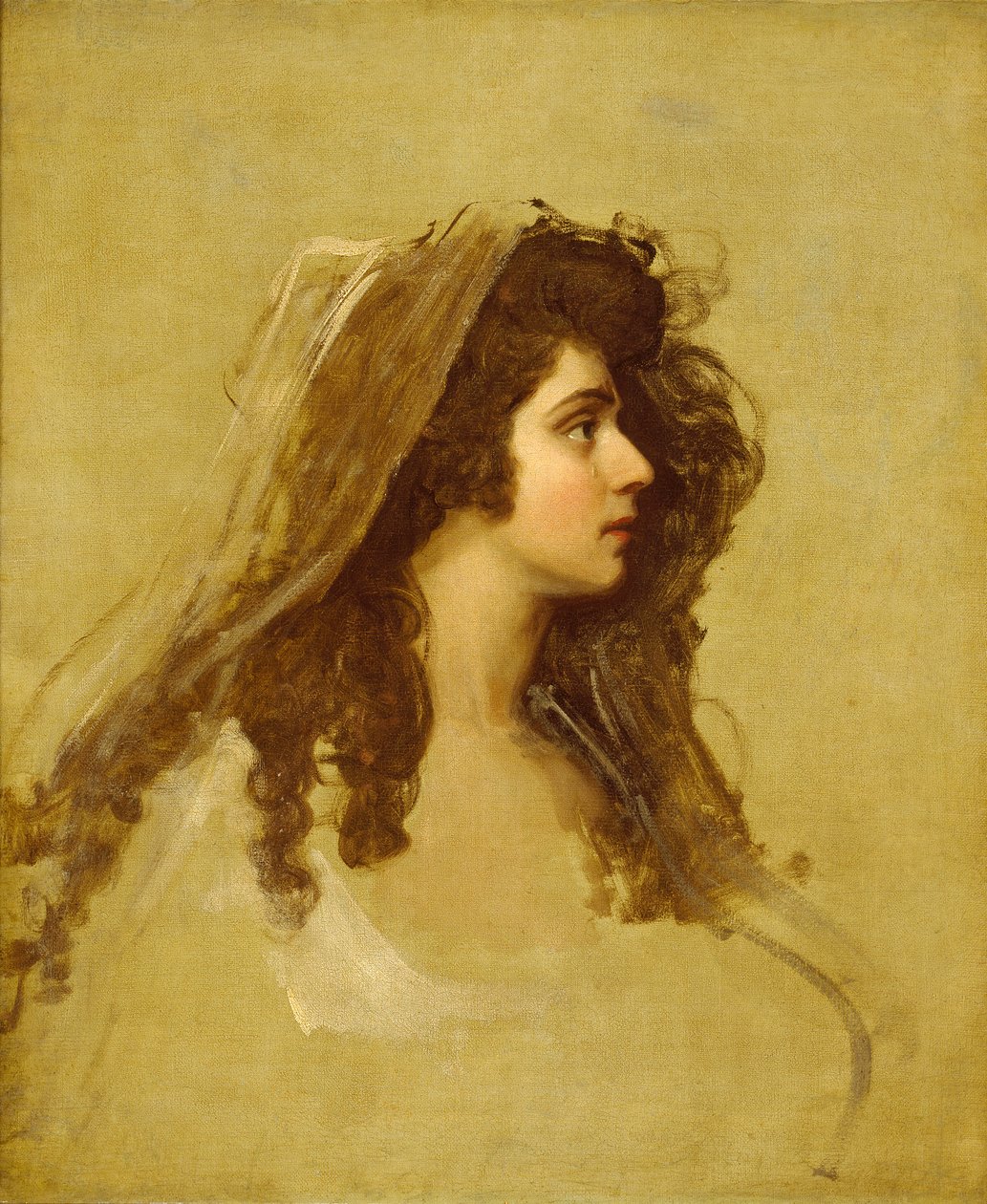 Fru Siddons, c1784 af George Romney