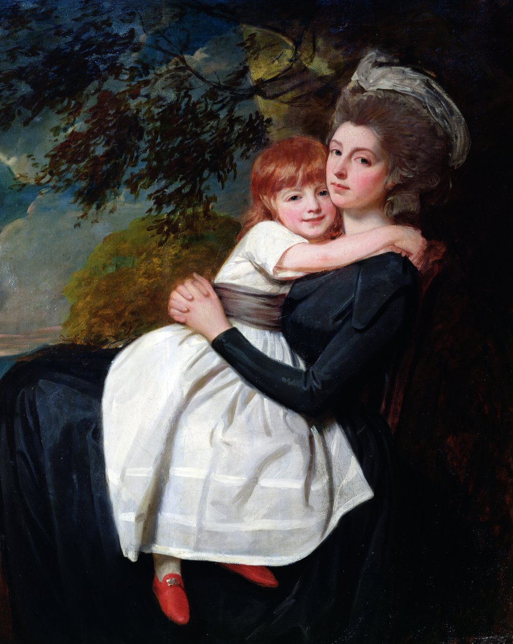 Mrs. Stratford Canning af George Romney
