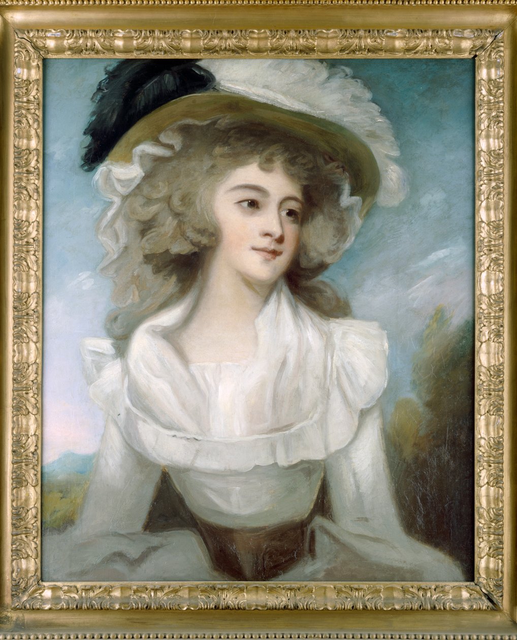 Mrs Tickell (olie på lærred) af George Romney