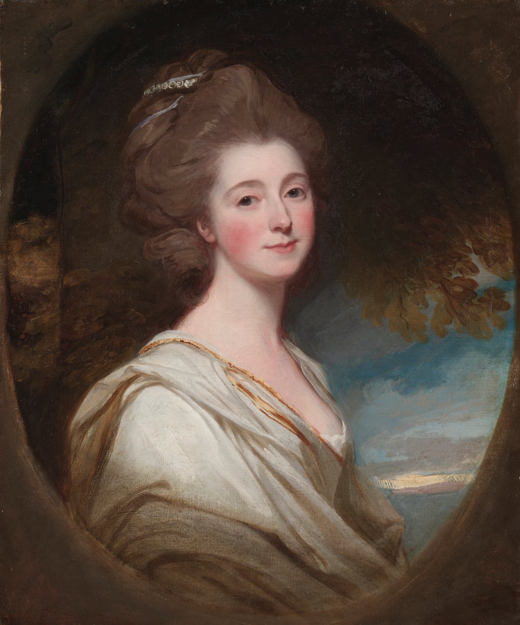 Portræt af Jane Hoskyns af George Romney