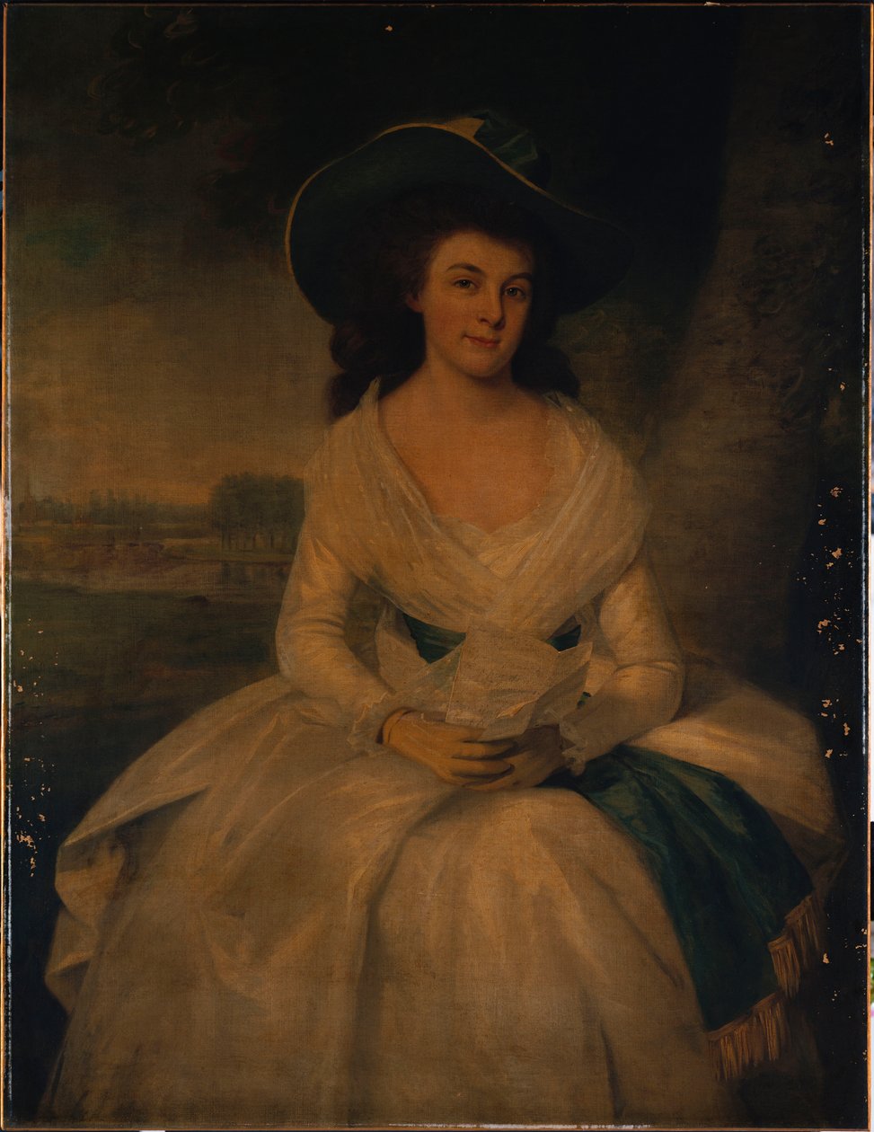 Portræt af Lady Gordon af George Romney