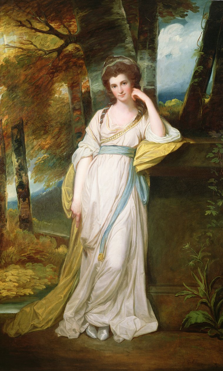 Portræt af fru Henry Maxwell af George Romney