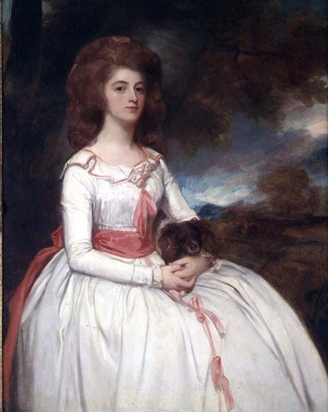 Portræt af fru Moody af George Romney