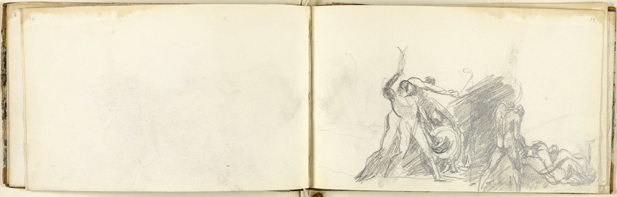 Skitsebog af George Romney