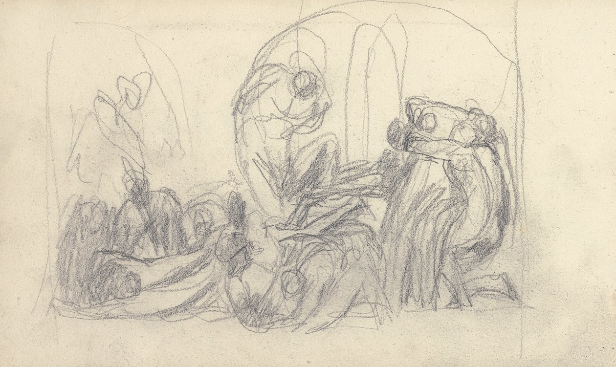 Skitsebog Tegning af George Romney