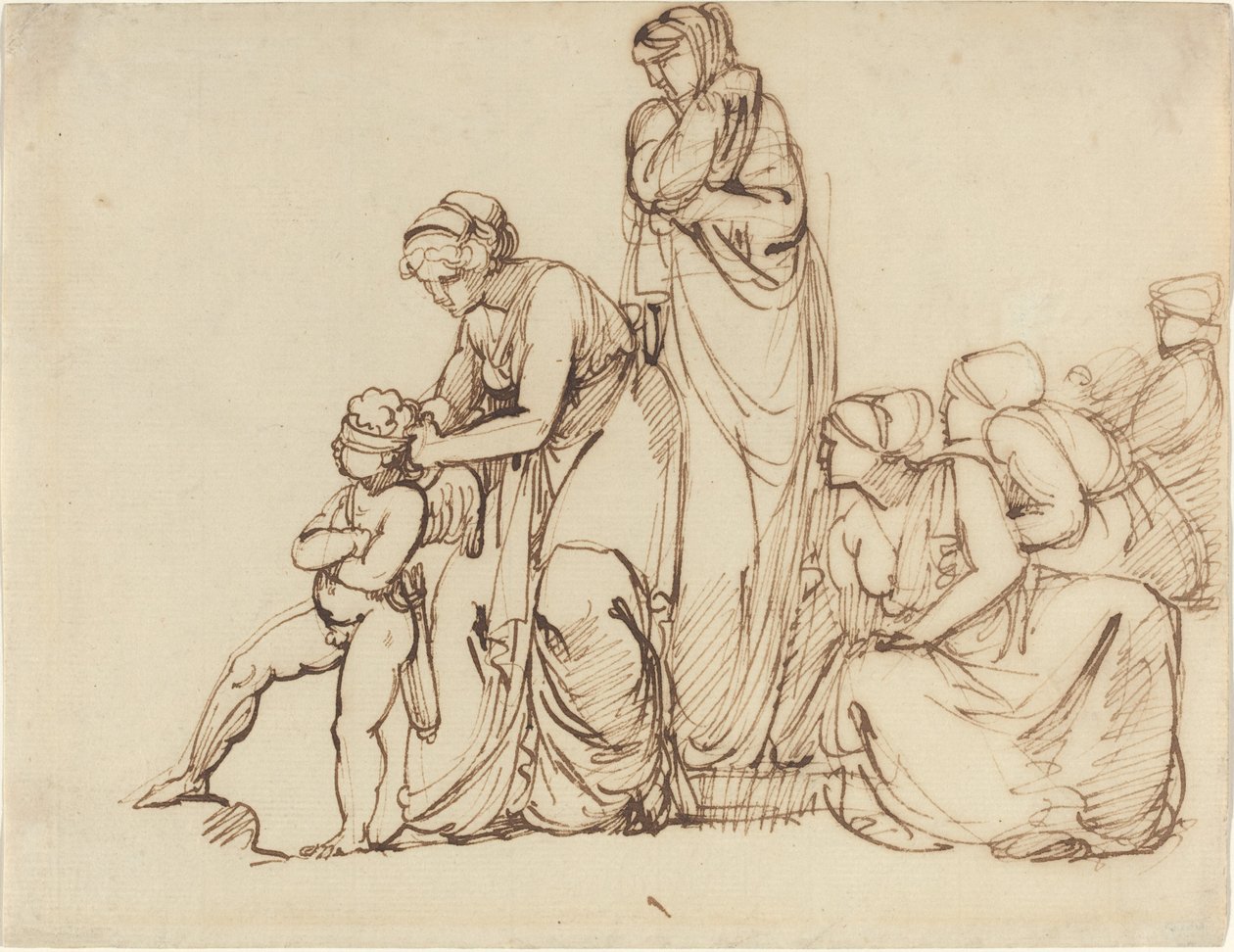 Amors bind for øjnene af George Romney