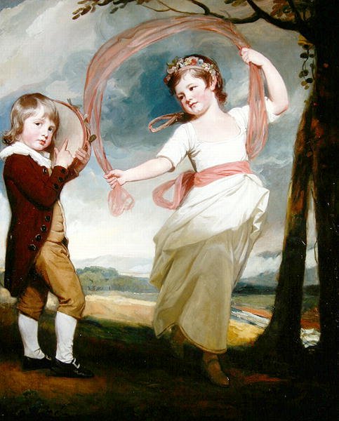 Cornewall-børnene af George Romney