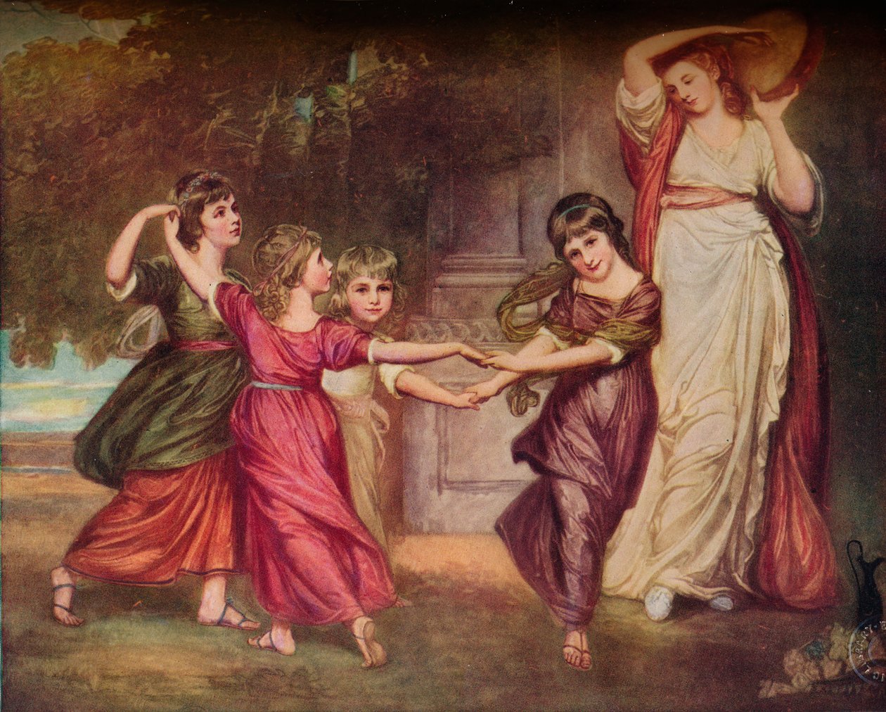 The Stafford Children, c1776. 1914 af George Romney