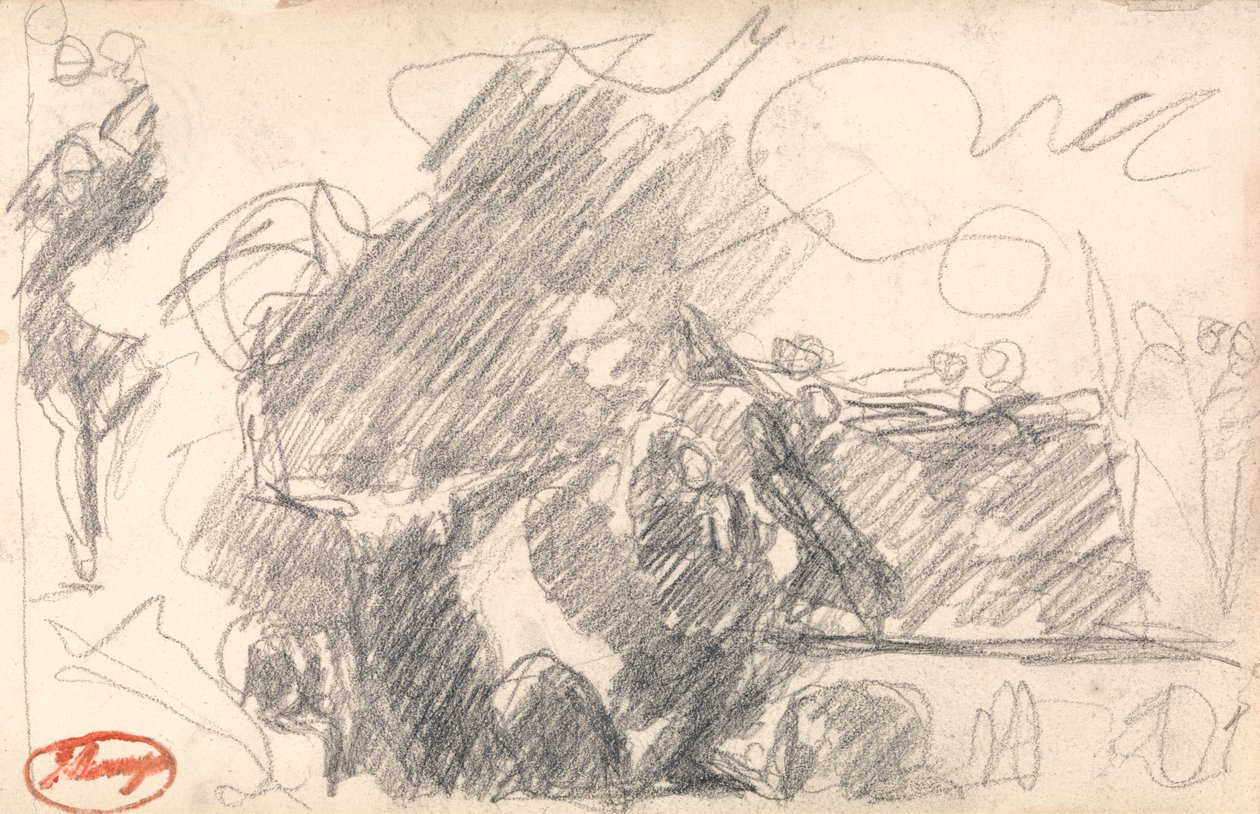 Heksenes hule: MacBeths andet besøg af George Romney
