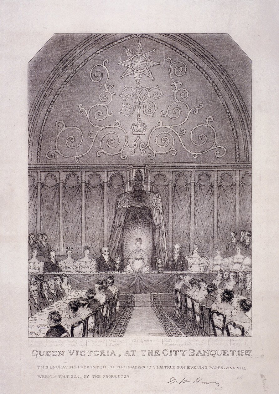 Gog og Magog, Guildhall, London, 1809 af George Shepherd