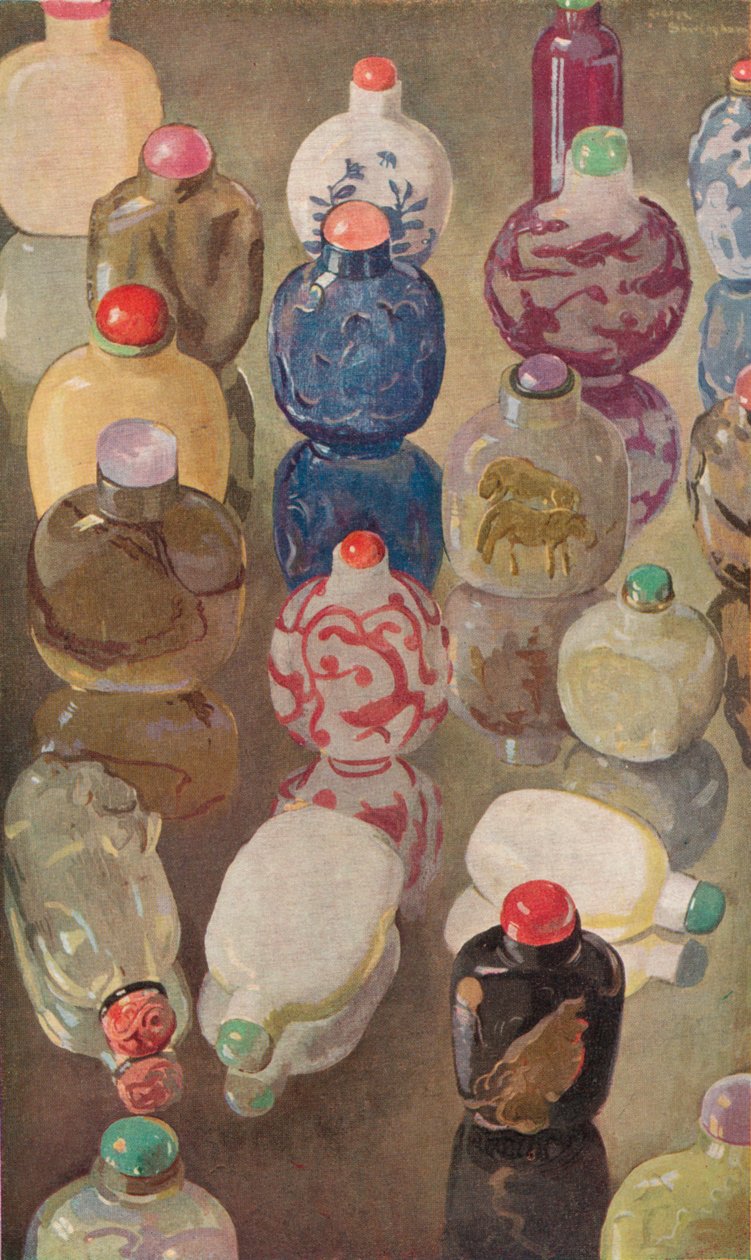 Kinesiske snusflasker, c1923. af George Sheringham